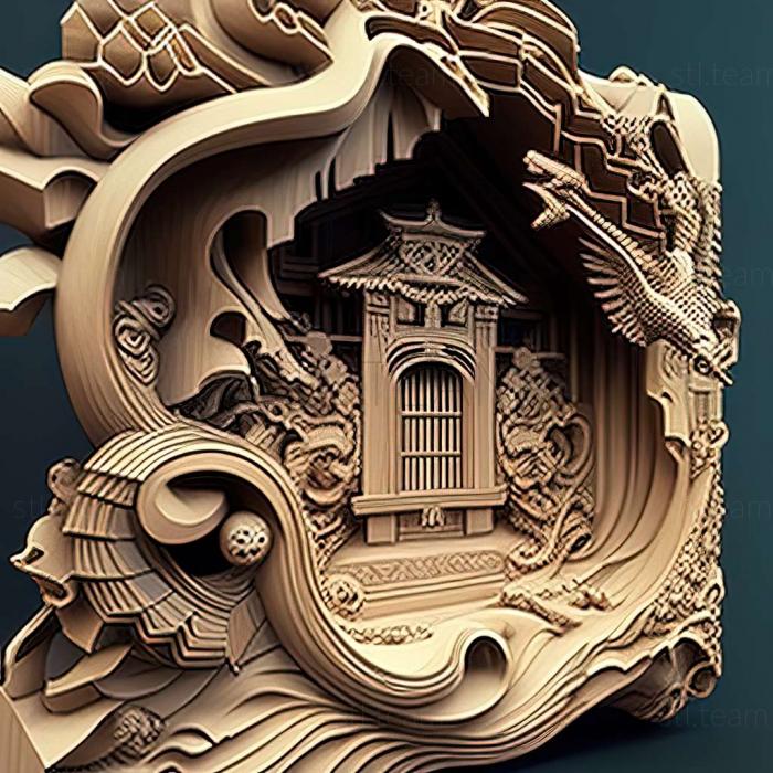3D модель Take This House and Shuppet The Mansion of Kagebouzu (STL)